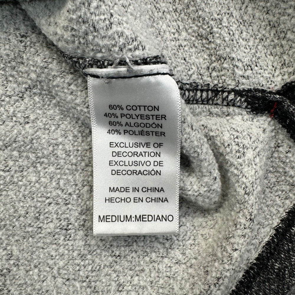 Tommy Bahama Long Sleeve Shirt Mens Medium Grey Heathered Contrast Shoulder Logo - Picture 7 of 9